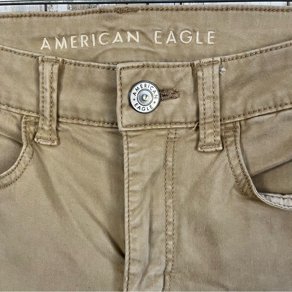 American Eagle Khaki Jegging Mid Rise Khaki Regular 6 - Picture 4 of 8